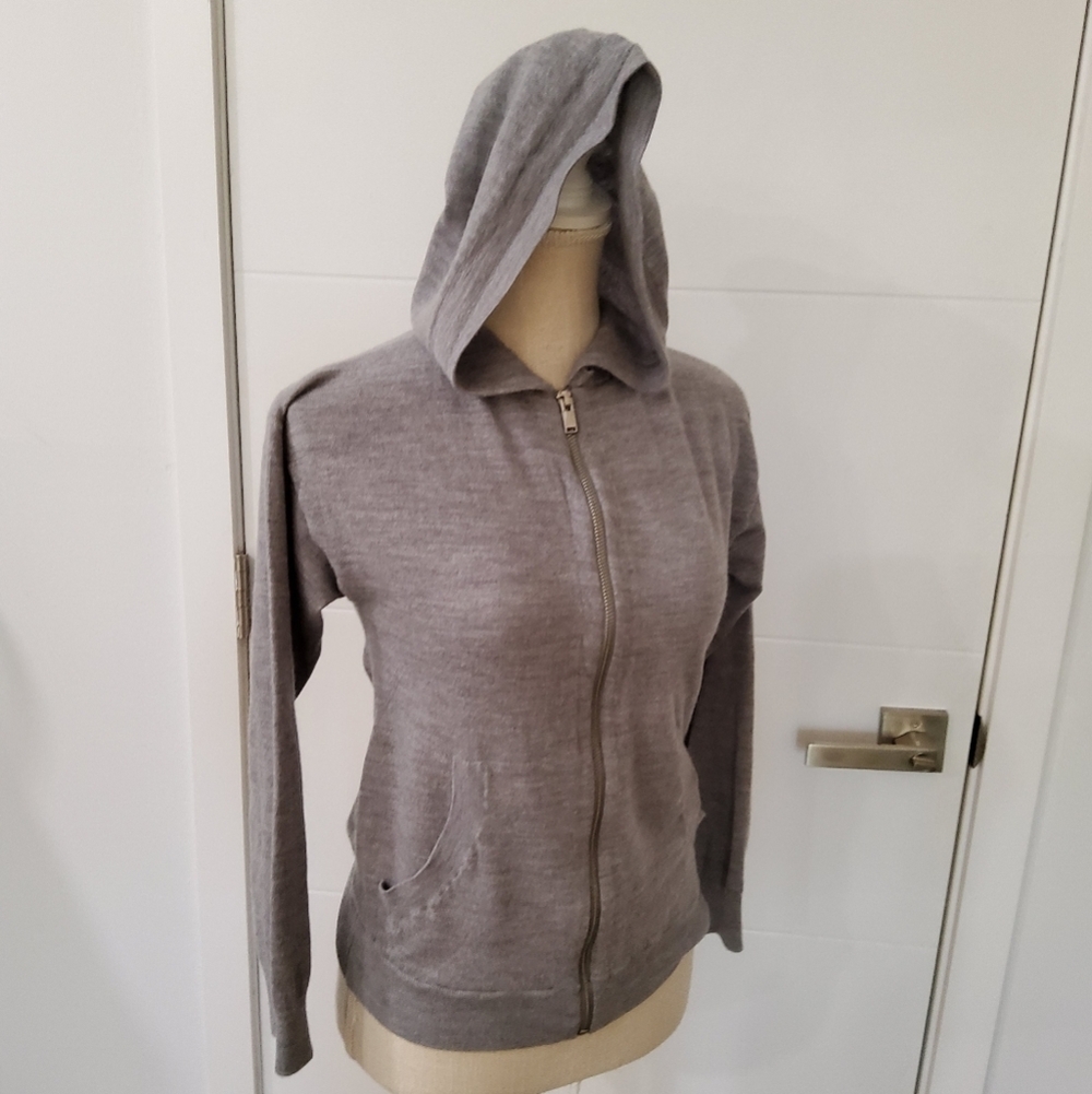 Zadig and Voltaire Merino Wool Knit Hoodie Size XS